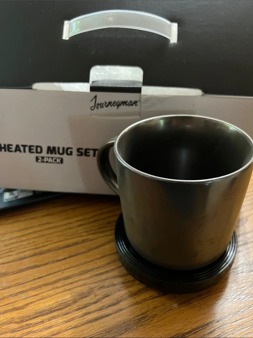 Journeyman heated mug